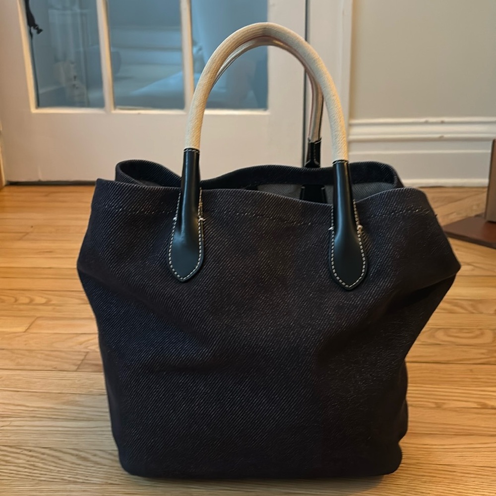 Polo Ralph Lauren dark denim tote bag